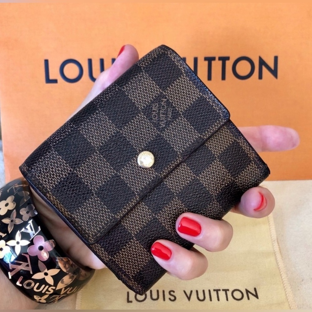 Louis Vuitton Vintage Damier Ebene Compact Wallet